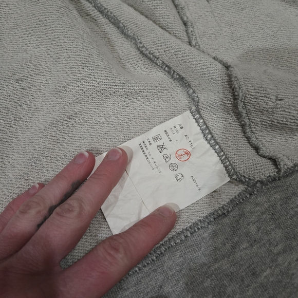 Comme des Garçons Play Gray Hoodie - SIZE L - Picture 5 of 14